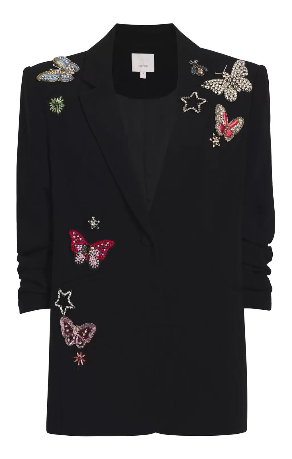 Cinq à Sept Butterfly Embellished Kylie Jacket