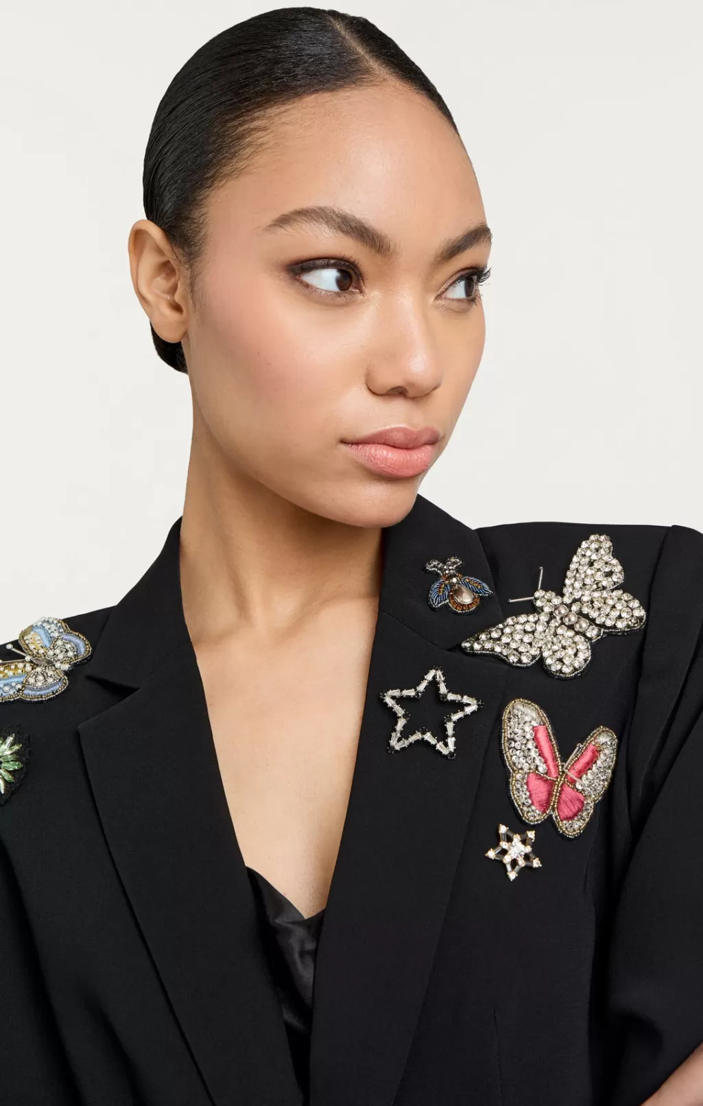 Cinq à Sept Butterfly Embellished Kylie Jacket