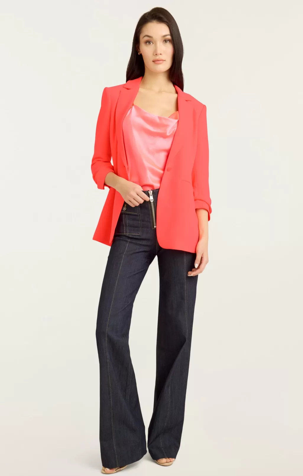 Cinq à Sept Crepe Khloe Blazer
