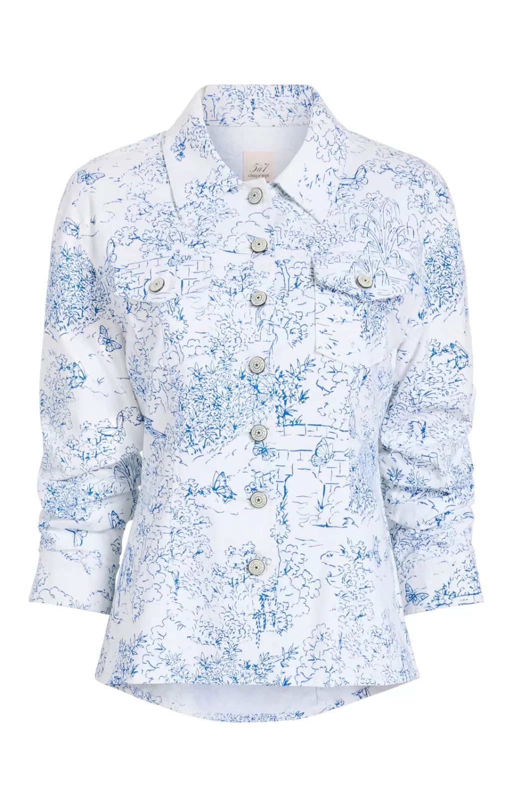 Cinq à Sept Garden Toile Scrunched Canyon Jacket