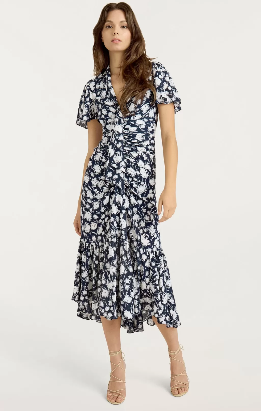 Cinq à Sept Graphic Floral Peeta Dress