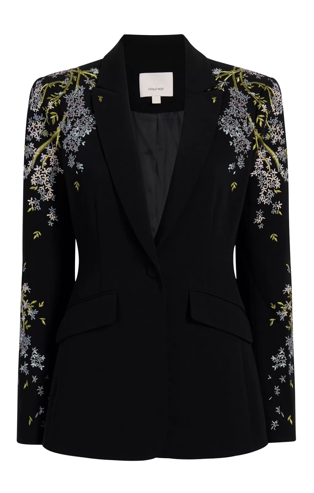 Cinq à Sept Lilac Vine Embellished Cheyenne Blazer