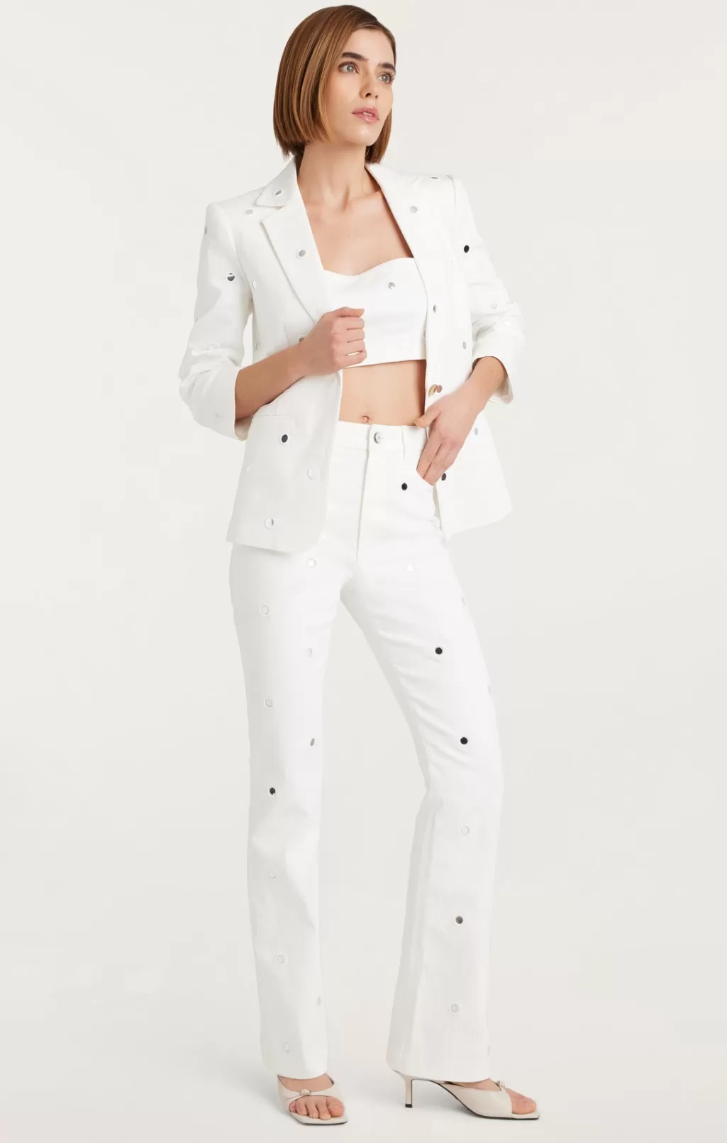 Cinq à Sept Mirror Denim Khloe Blazer